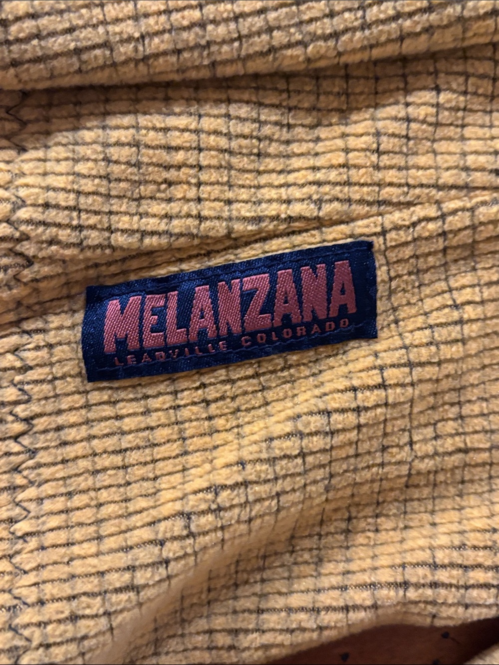 Melanzana Mustard Waffle-Knit Hooded Shirt Jacket - Picture 2 of 4